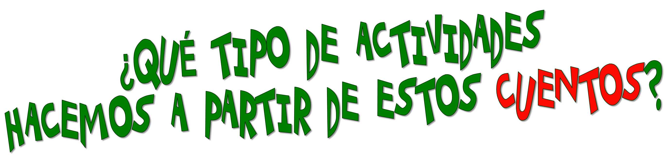 Actividades con cuentos